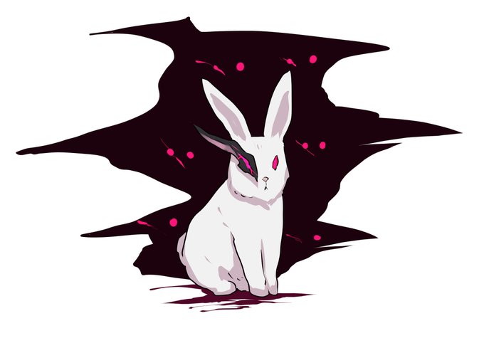 流れでウサギを描いている なぜだっけ… 