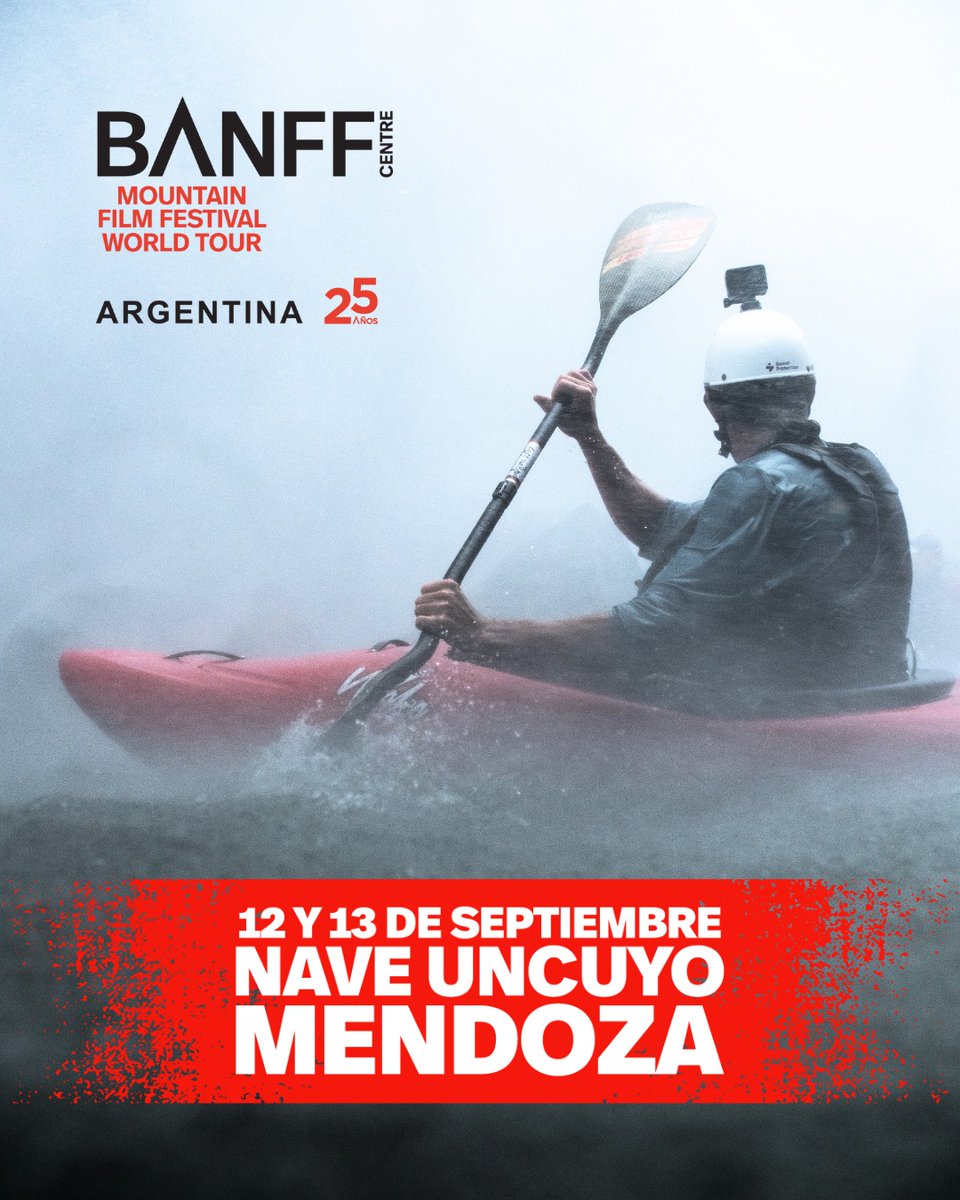 🎥¡ El Banff Mountain Film Festival World Tour Argentina llega a Mendoza!

El festival de cine de aventura más importante del mundo que nació en Canadá  🇨🇦 cumple 25 años en Argentina.🌍🎬

👉 Toda la info:  banffargentina.com.ar
#BanffArgentina #Banff25Años #CineDeAventura