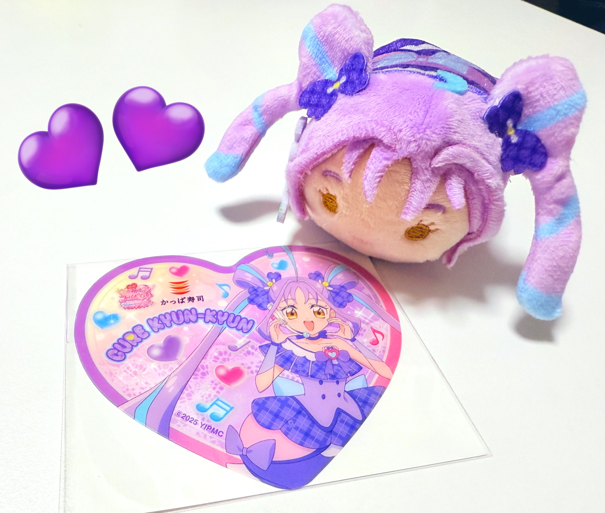 かっぱ寿司 プリキュア ハートクリアコースター コンプリート 全5種 かっぱ寿司 プリキュア ハートクリアコースター コンプリート 全
