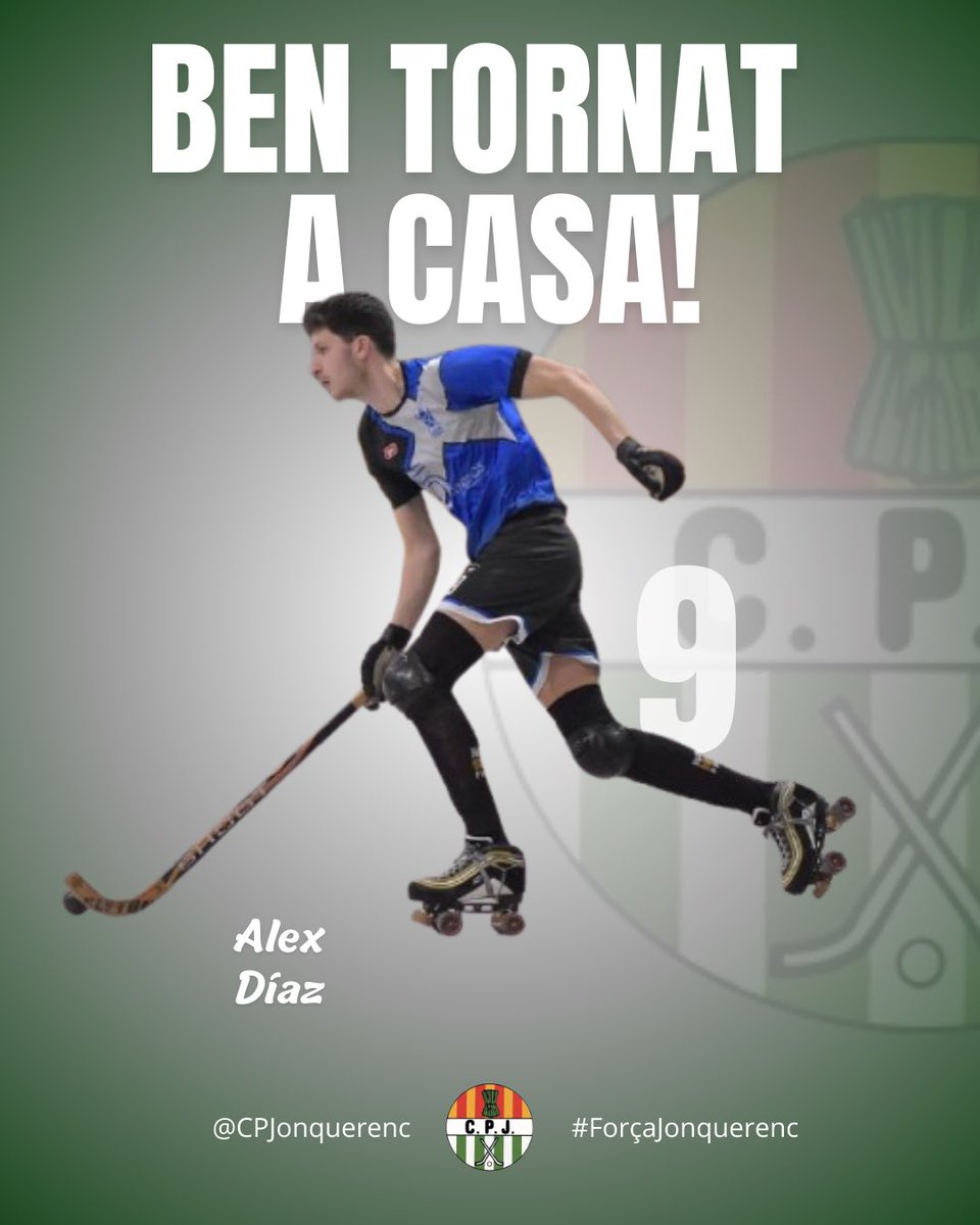 CP Jonquerenc (@cpjonquerenc) on Twitter photo BEN TORNAT✅
L'Alex Díaz també torna a casa després d'unes temporades a Figueres i suma forces per al sènior masculí. 
Amb moltes ganes de veure't al 100% després de la lesió al turmell i tornar a fer vibrar la grada amb culleres màgiques⚡️
Som-hi 🙌🏽 BEN TORNAT✅
L'Alex Díaz també torna a casa després d'unes temporades a Figueres i suma forces per al sènior masculí. 
Amb moltes ganes de veure't al 100% després de la lesió al turmell i tornar a fer vibrar la grada amb culleres màgiques⚡️
Som-hi 🙌🏽