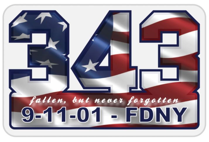 On this day 24 years ago, 343 Fire Department of New York (FDNY) Firefighters died while responding to the World Trade Center towers.  While they are gone, they are not forgotten.
