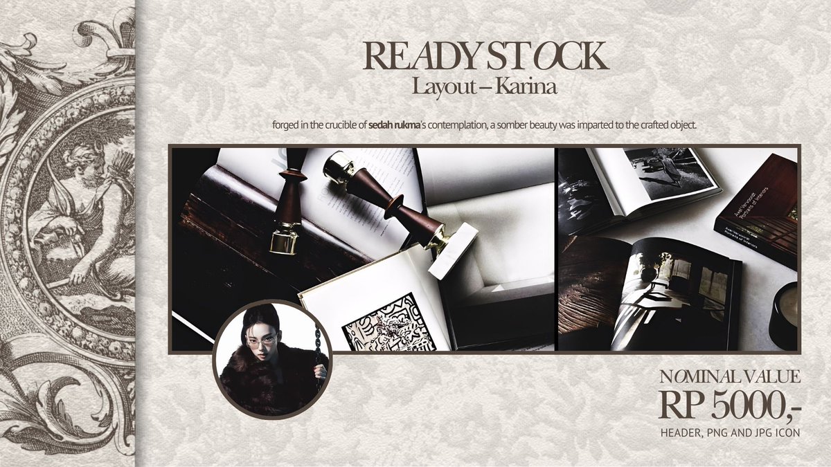 Help rt/repost? Thank you!

Ready-to-go layout - Karina priced at RP 5,000,-/each includes png and jpg icon. Don’t hesitate to knock my dm if you’re interested.

#zonauang #zonajajan