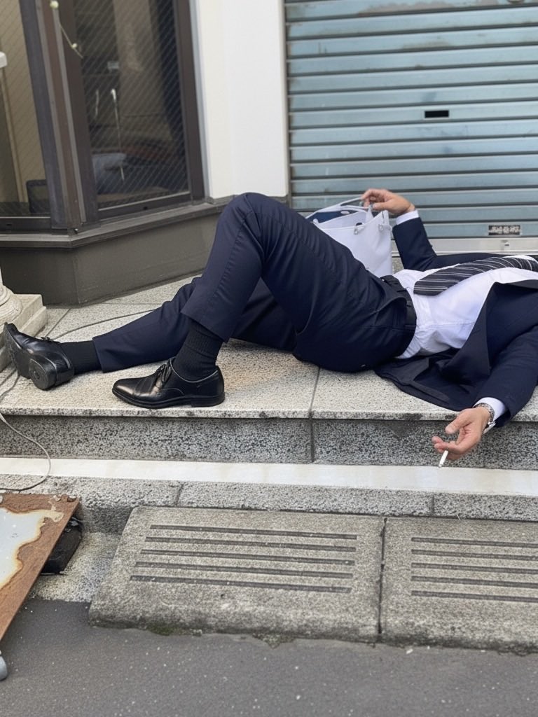 泥酔サラリーマン