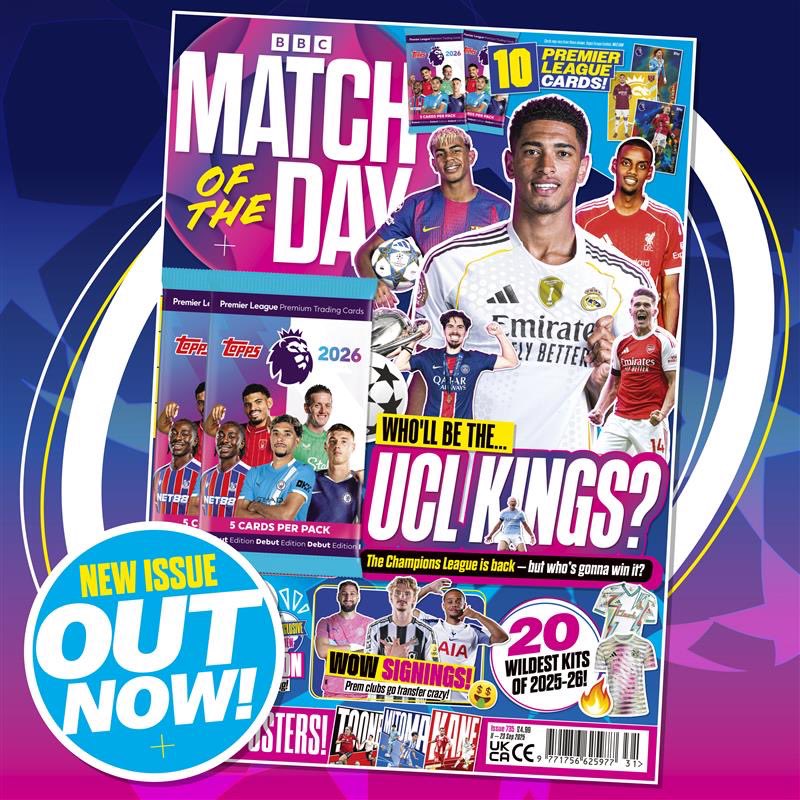 BBC Match of the Day mag tweet media