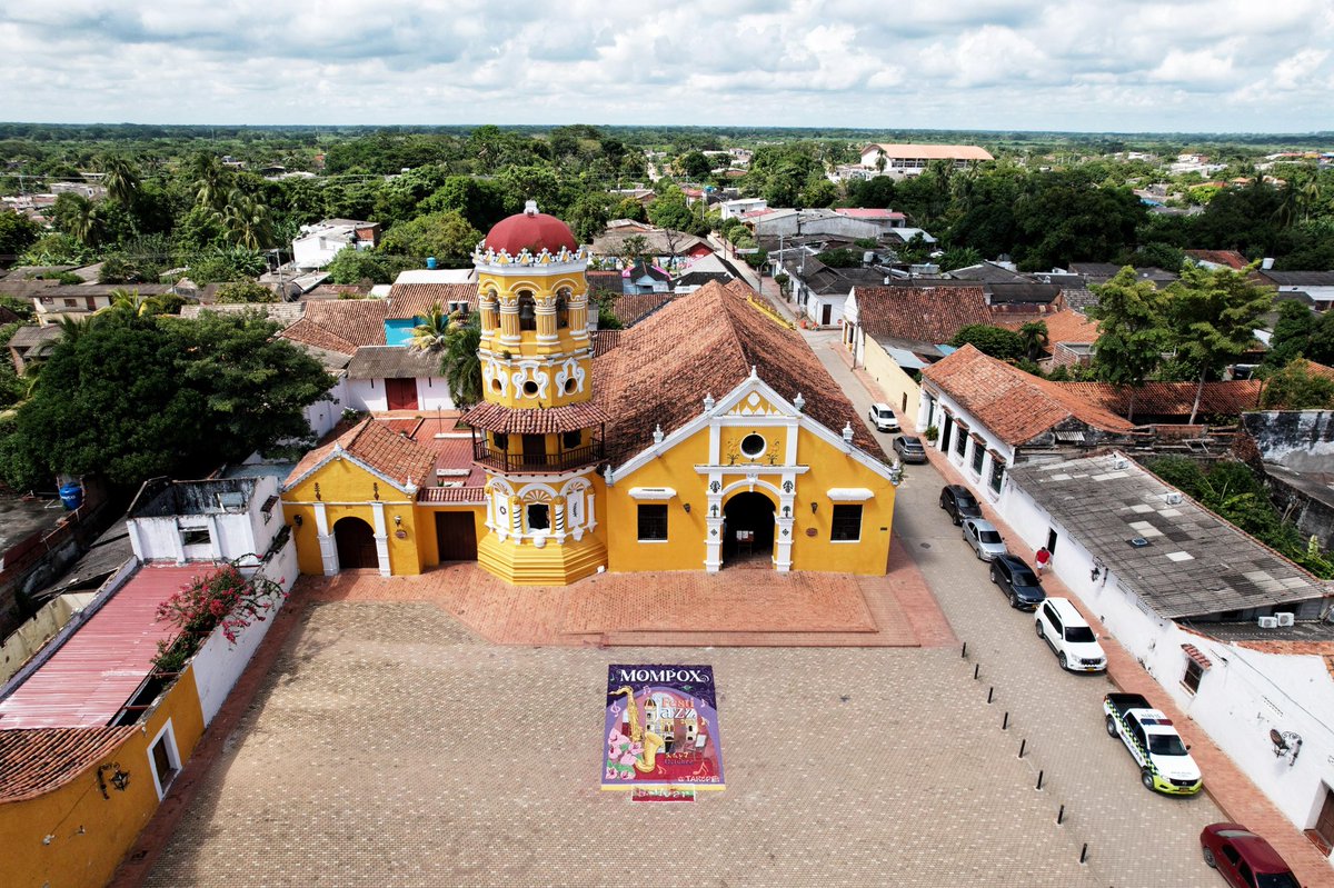 🎷✨ ¡La cuenta regresiva está encendida! 

Faltan solo 6 días para que Mompox se llene de música, historia y magia con el #FestiJazz.

El corazón del río laten al ritmo del jazz… 🎶 ¡Nos vemos en Mompox! 💛💜