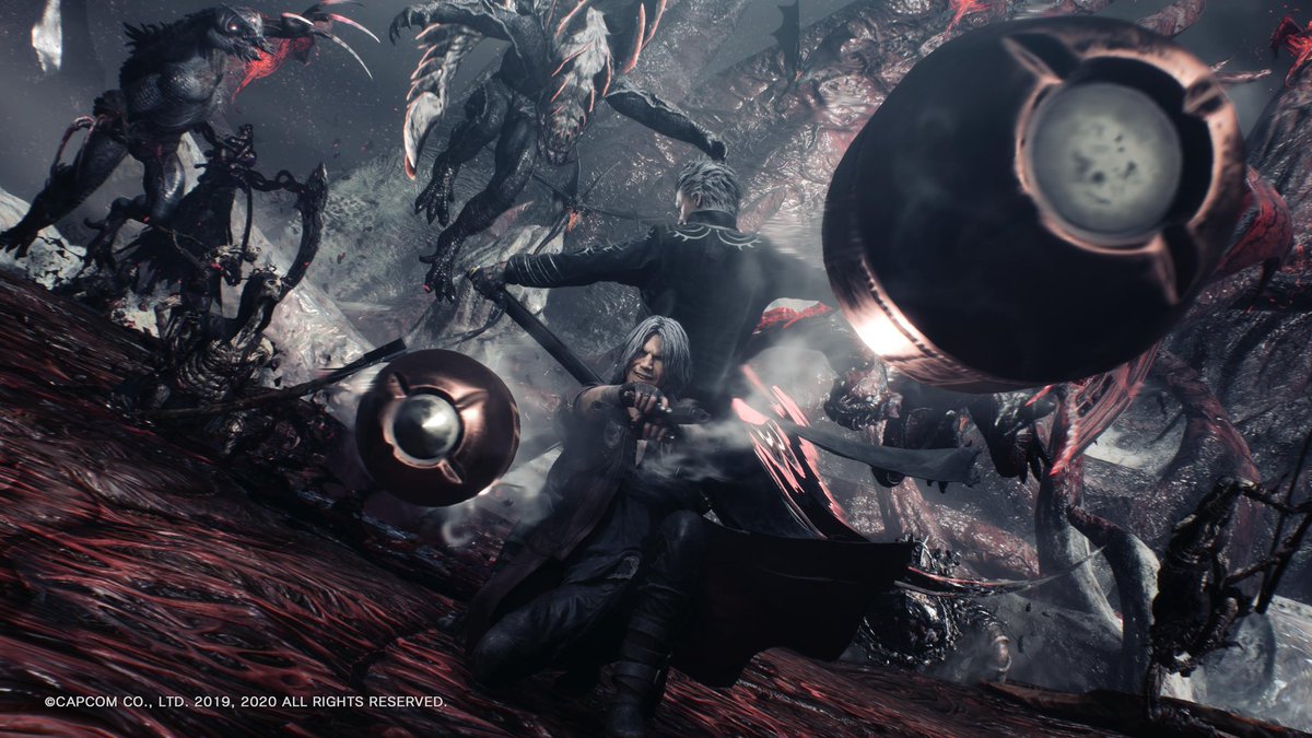 Liber_Jr's tweet image. DMC 5, otro juego más al saco de terminados. Me ha parecido espectacular, me ha encantado y sorprendido bastante, siento no habérmelo pasado antes. Prometo que me lo pasaré de nuevo y esta vez en directo 👌