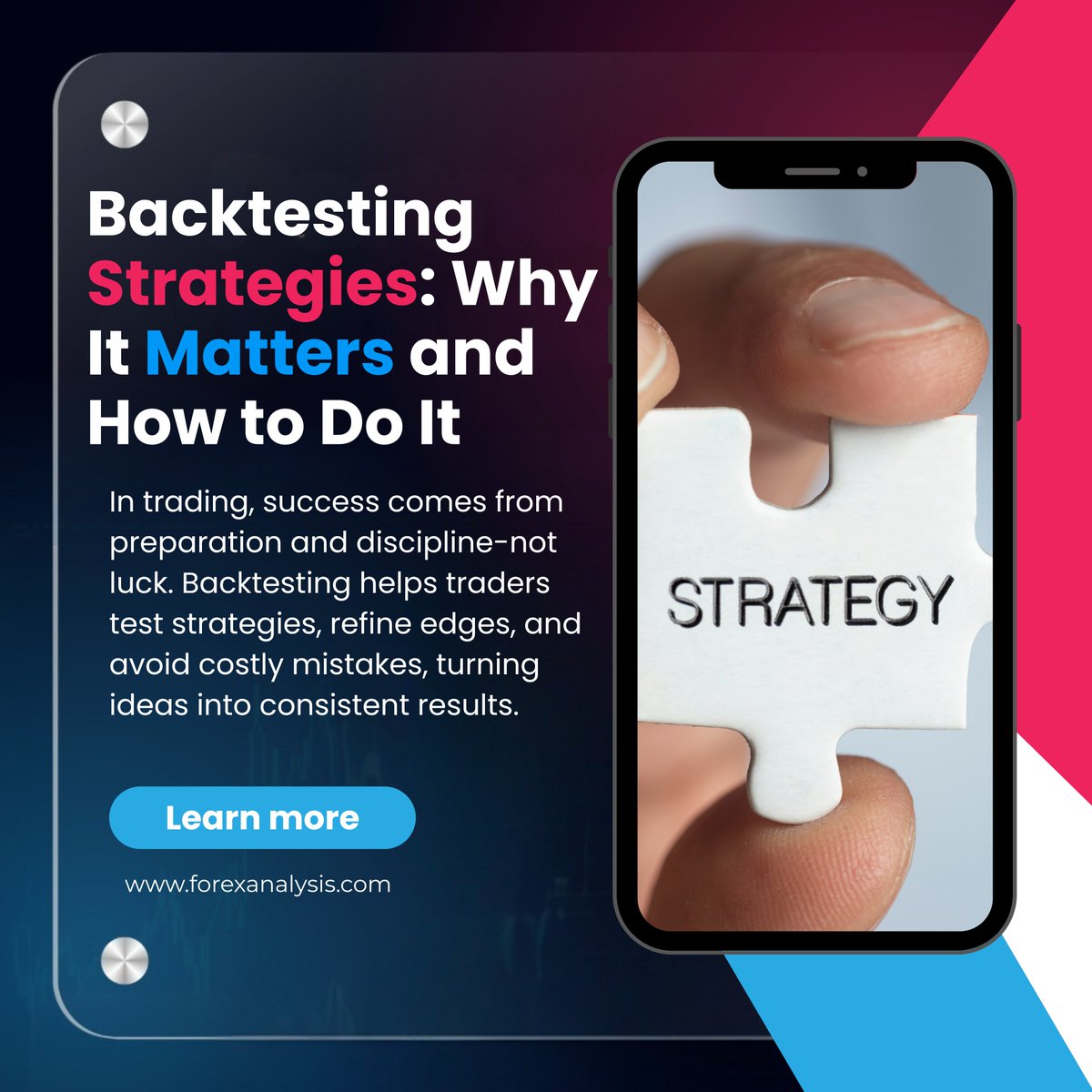fxanalgo's tweet image. 🎯 Backtesting Strategies: Why It Matters
✅ Test ideas on real data
🔍 Refine your edge &amp;amp; cut mistakes
📊 Prep beats luck in trading.
#Backtesting #TradingEdge #SmartTrading #ForexEducation