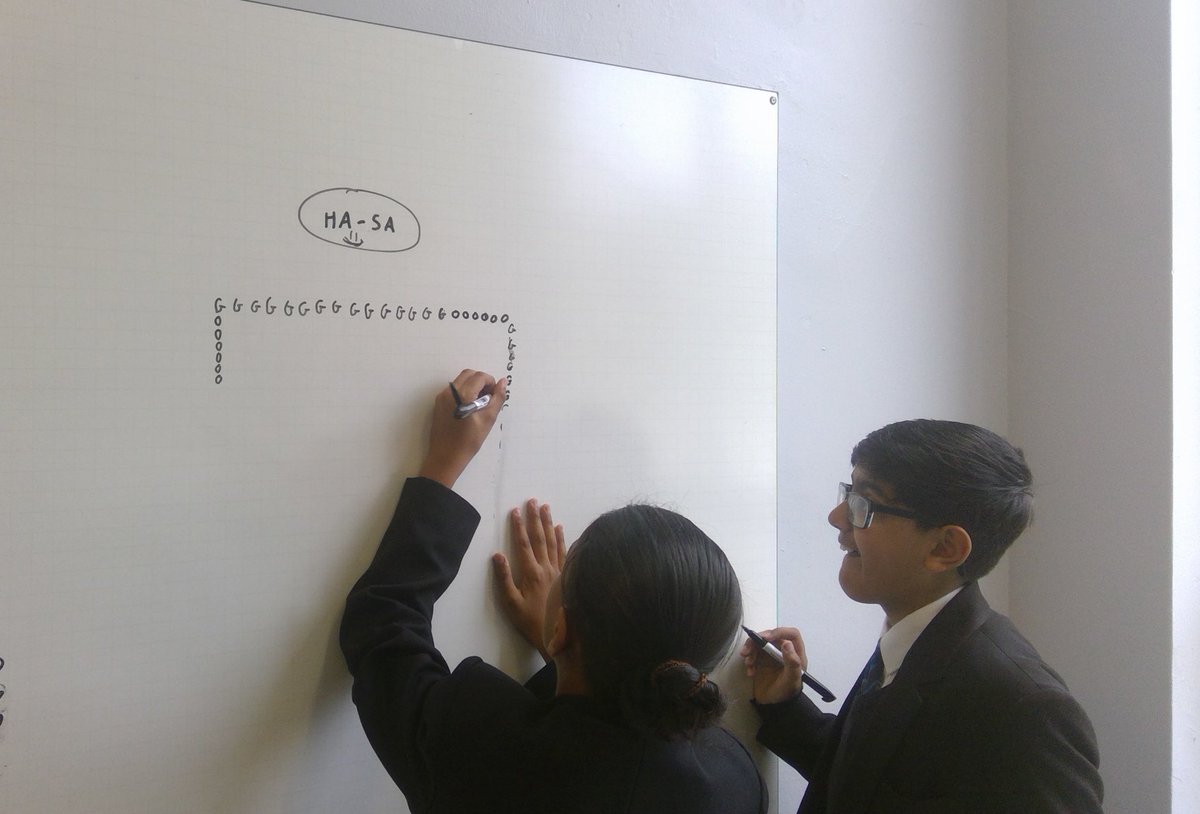 8A3 dove head first into an anchor task on simplifying ratios by making great use of our whole class whiteboards today

Some lovely teamwork was on show too, well done Year 8s!!

<a href="/derbyhighbury/">The Derby High, Bury</a> #handsonmaths #ratios