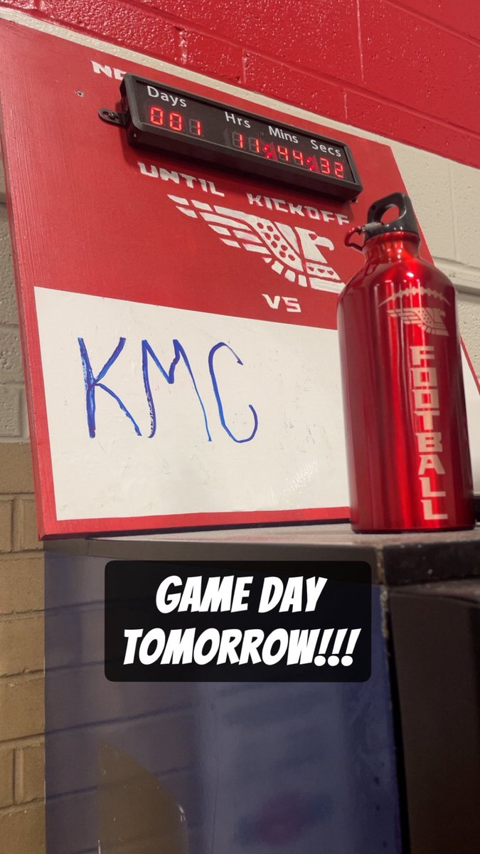 FootballWNHS's tweet image. Game 2 tomorrow at Stryker Sports Complex v KMC. Kickoff at 7pm.
#HammerOn