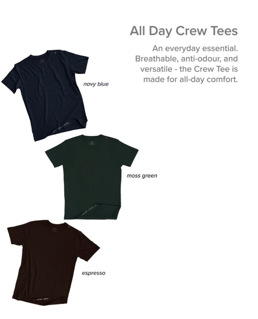 Hi twitter, your favourite Raglan and All-day Crew tees are on pre-order at a special price. You can get them here: Raglan: goathlos.com/products/mens-…, and all-day crew: goathlos.com/products/mens-…