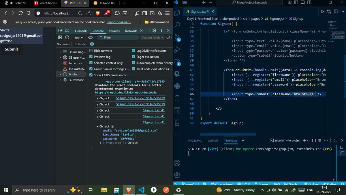 savita_gurjar30's tweet image. Topic: MegaProject: Leetcode

@rohit_negi9

Lecture 11: Frontend Start 

GitHubRepo:github.com/savigurjar/Lee…

 #LeetCodeProject #MegaProjectSeries #CoderArmy #RohitNegiBhaiya