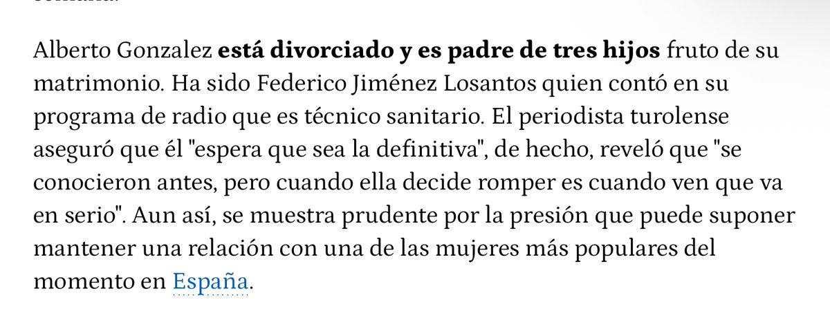 <a href="/eldiarioes/">elDiario.es</a> <a href="/pedroagueda/">Pedro Águeda</a> <a href="/elenaherrerad/">Elena Herrera</a> <a href="/albert_poux/">Alberto Pozas Amador</a> Ayuso ya estaba con González Amador en 2020. Ella rompió con la pareja anterior en noviembre de 2020 pero como Jimenez Losantos reveló, la relación con el defraudador la inició meses antes de la ruptura con Jairo Alonso, adjunto enlace heraldo.es/noticias/socie…