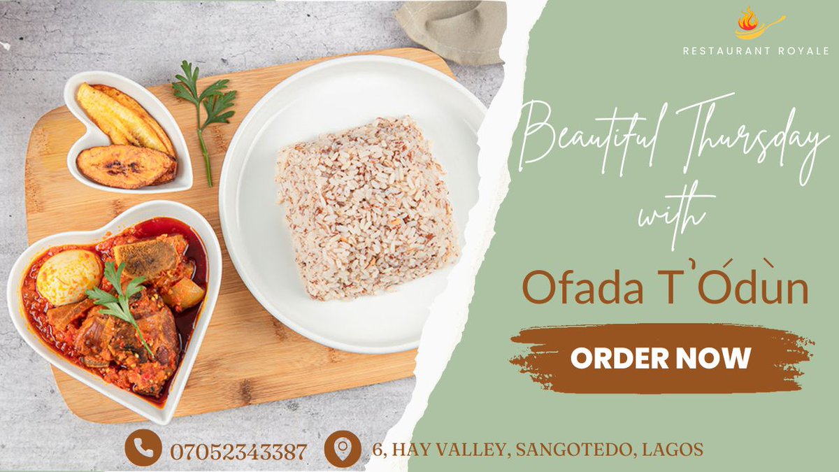 Order for your Ofada