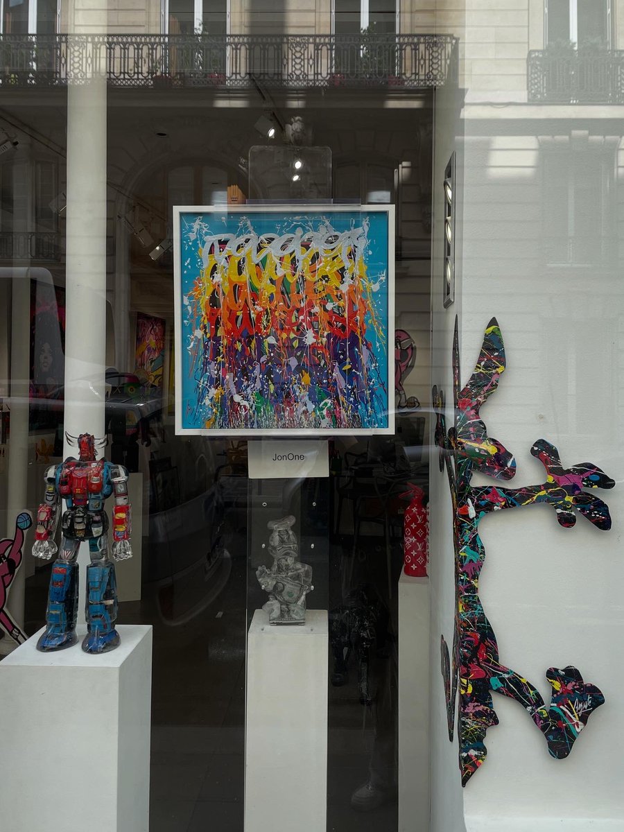 GalerieArtelie's tweet image. JON ONE 
Joie de vivre
Broderie

54x54x4,4 cm

À la galerie Artelie le tableau de Jon One et sa traînée éblouissante de couleur
Venez explorer!

25 Rue de Penthièvre, 75008, Paris
ek@artelie.fr

#galerie #art #jonone #streetart #parís #colourful #embroidery