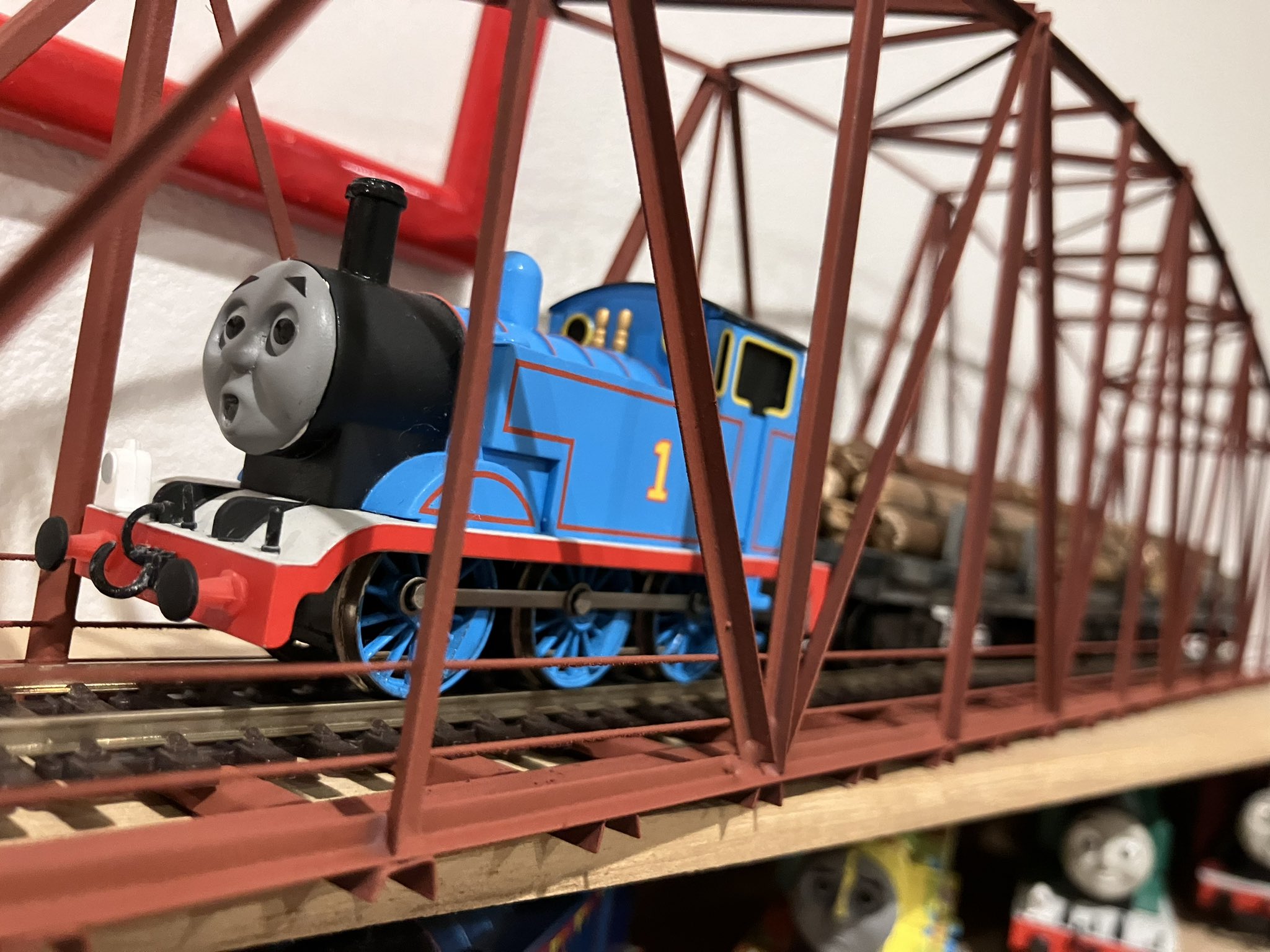 トーマス様　リクエスト 我が鉄玩実演会 で #きかんしゃトーマス #しゅっぱつしんこう