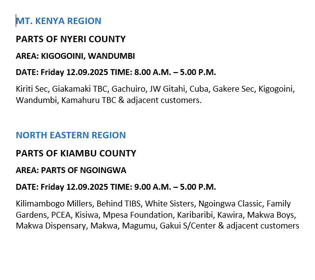 Kenya Power tweet media