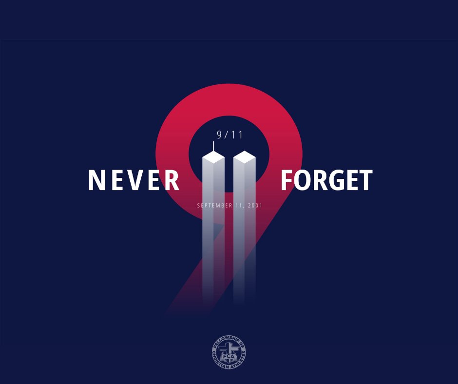 We remember 9/11—lives lost, heroes honored and a nation strengthened by faith. May we never forget. 🇺🇸

#NeverForget #UnitedInFaith #FCATeam