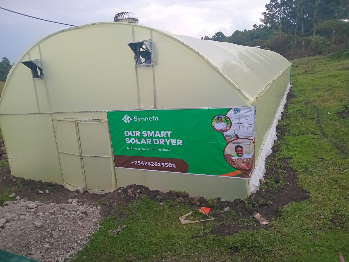 taitangetich's tweet image. We are quickly expanding our smart solar dryers access now during this rainy season to Agenterprises, farmer cooperatives and social enterprises in the coffee, maize, wheat, cereals and pulses value chain.

Kelvin Kipkorir has been super instrumental to ensure we get every dryer…