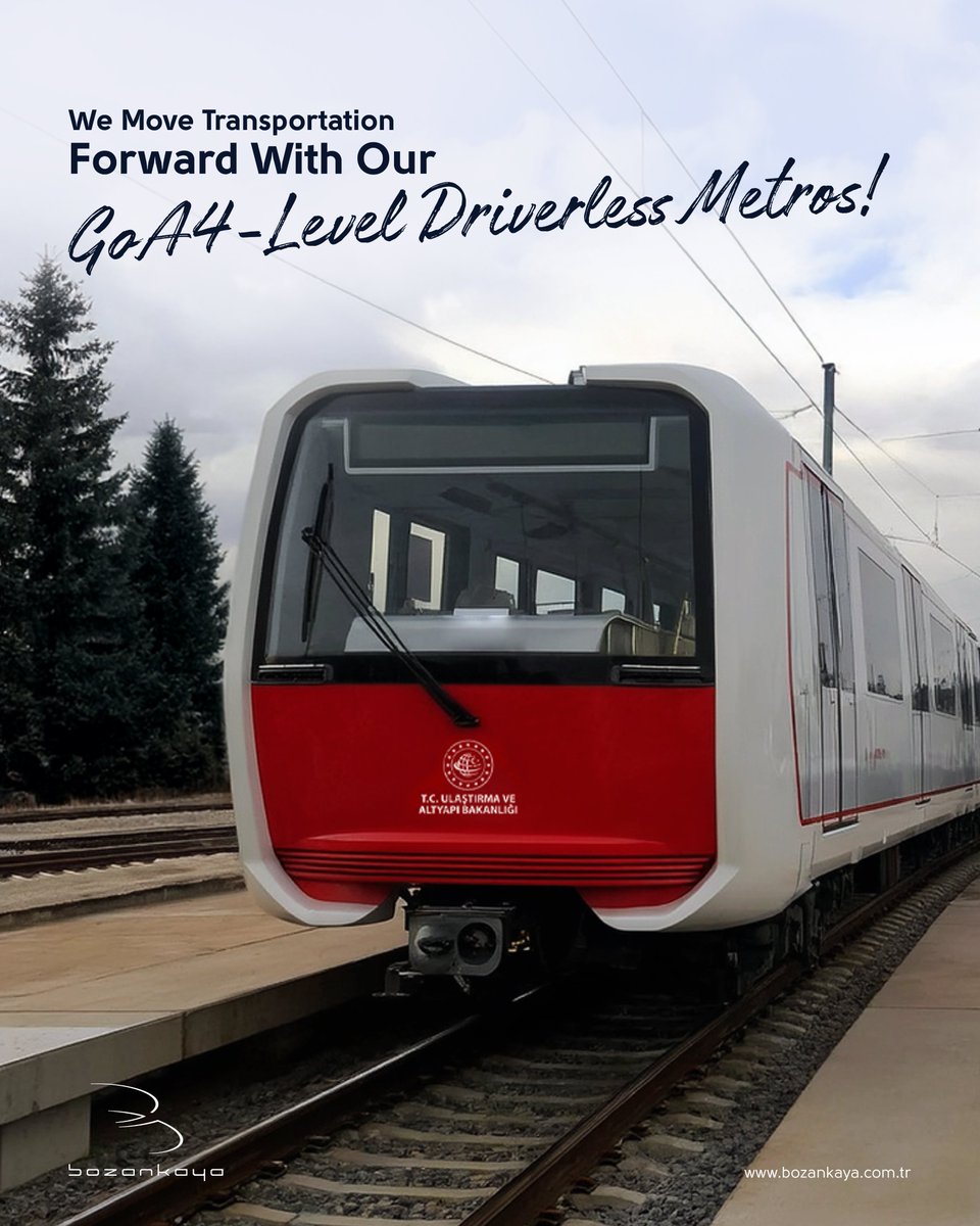 bozankayaglobal's tweet image. Our driverless metro designs revolutionize transportation while providing a smarter and more efficient travel experience.

#Bozankaya #DriverlessMetro