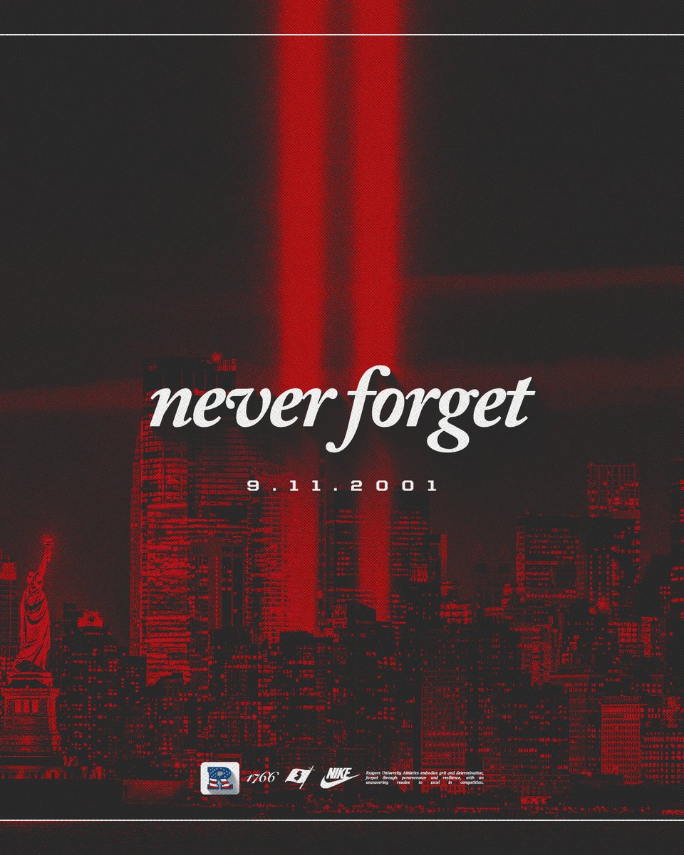 We honor and remember those lost on September 11, 2001. #NeverForget