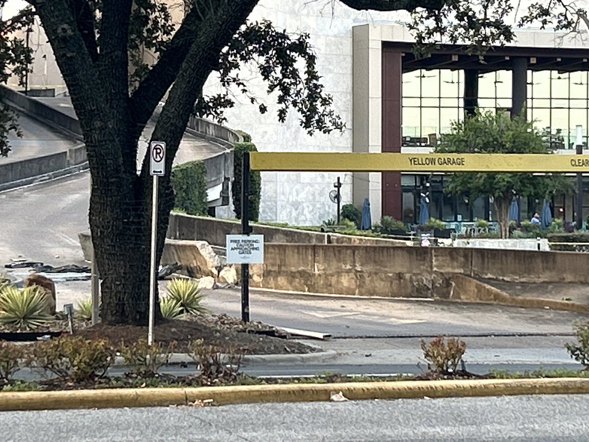 Damage outside the Houston Galleria this morning after a fatal wreck on Westheimer. Houston Police confirm two people were killed. The car involved appears torn apart. We are following what led up to this fox26houston.com/live