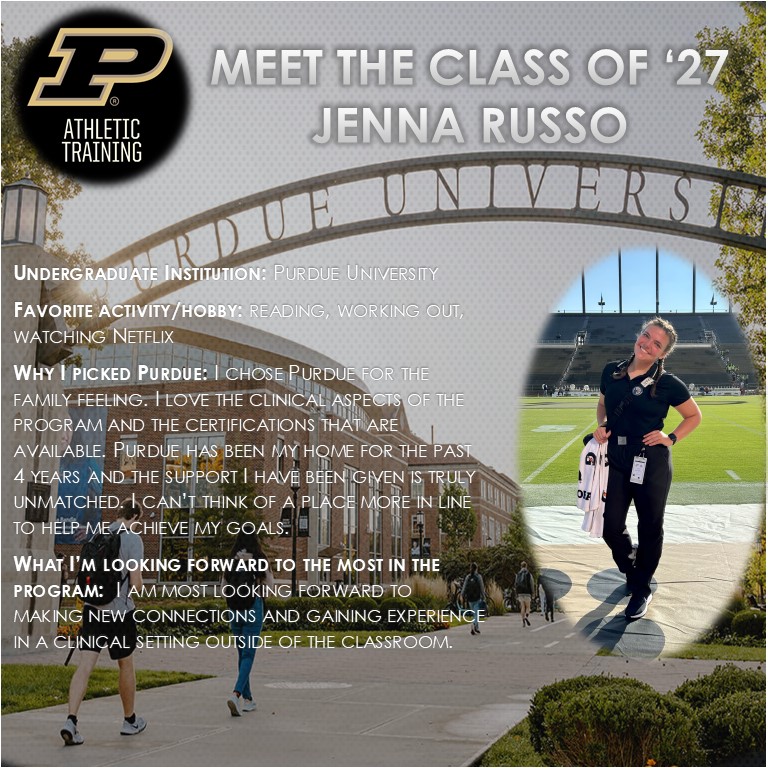 Purdue Univ Athletic Training tweet media