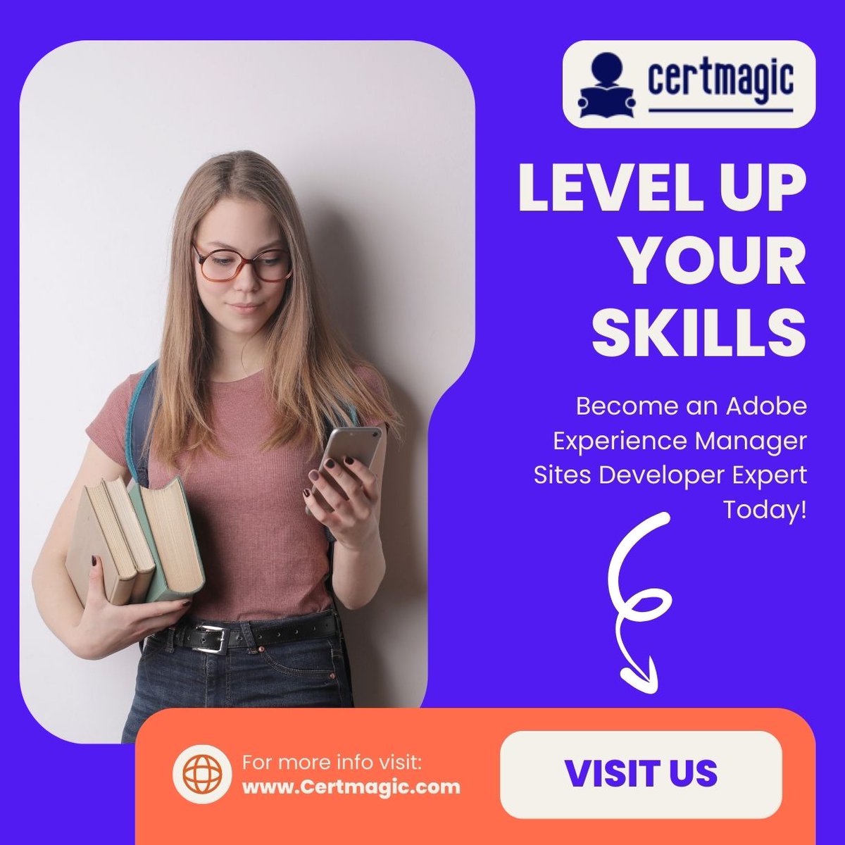 certmagictalks's tweet image. 🚀 Ready to stand out in the digital experience world? Become an Adobe Experience Manager Sites Developer Expert (AD0-E134) and showcase your mastery of AEM Sites. 🌟 
@certmagictalks 
#AdobeCertification #AEMDeveloper #CareerGrowth #AD0-E134
#Adobeexam