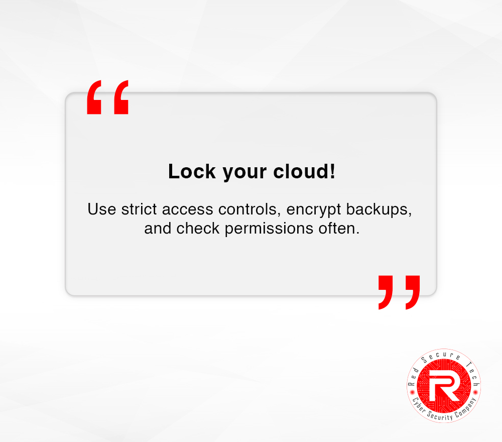 redsecuretech's tweet image. Don’t leave your cloud exposed! Protect your files and backups with proper security settings and encryption. ☁️🔒

#CloudSecurity #DataProtection #SecureBackups #CyberAware #InfoSec #CloudSafety #DataSecurity