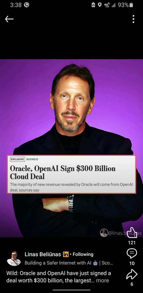 KindalemEr11083's tweet image. Elon Musk has officially been overtaken by Larry Ellison on the list of the world&apos;s richest man. The Chief technology officer of Oracle&apos;s wealth grew a staggering $100 billion in less than an hour today. He&apos;s now worth more than $388 billion.
#ElonMusk #oraclecorp