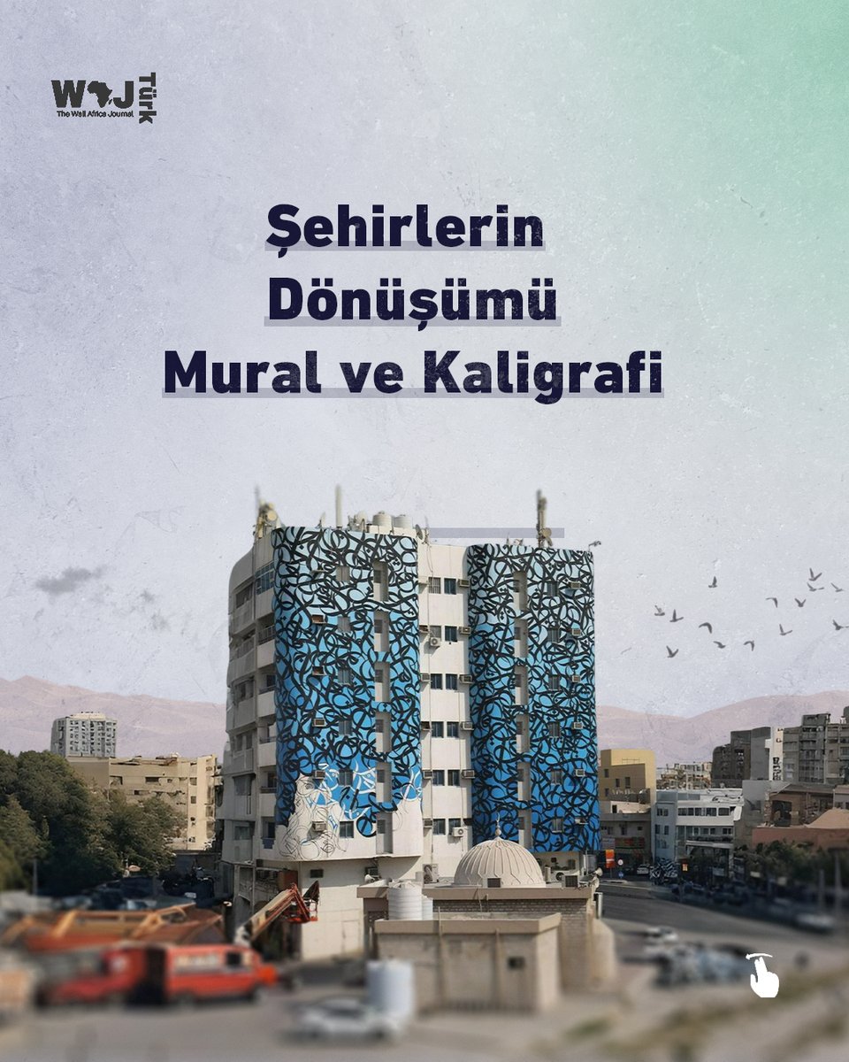 WAJturk's tweet image. 🌆 Şehirlerin Dönüşümü: eL Seed 

🖌 Mısır ve Tunus’ta yaptığı mural ve duvar projeleriyle toplulukların hikayesini sanatla anlatıyor. 

🎨Her eseri şehirlerin görünümünü ve algısını değiştiriyor. 

#eLSeed #Calligraffiti #MuralArt #StreetArt
