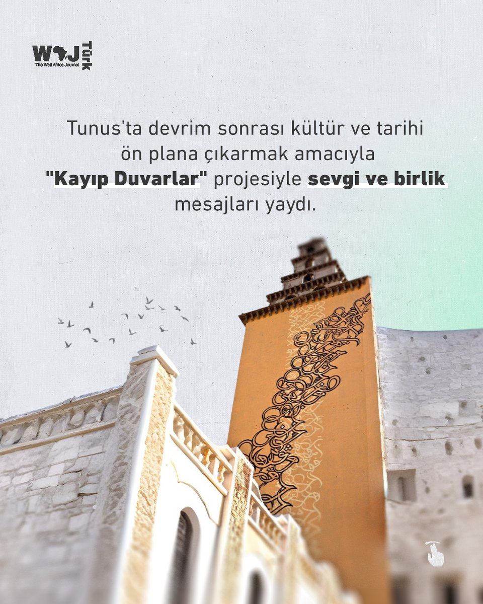 WAJturk's tweet image. 🌆 Şehirlerin Dönüşümü: eL Seed 

🖌 Mısır ve Tunus’ta yaptığı mural ve duvar projeleriyle toplulukların hikayesini sanatla anlatıyor. 

🎨Her eseri şehirlerin görünümünü ve algısını değiştiriyor. 

#eLSeed #Calligraffiti #MuralArt #StreetArt
