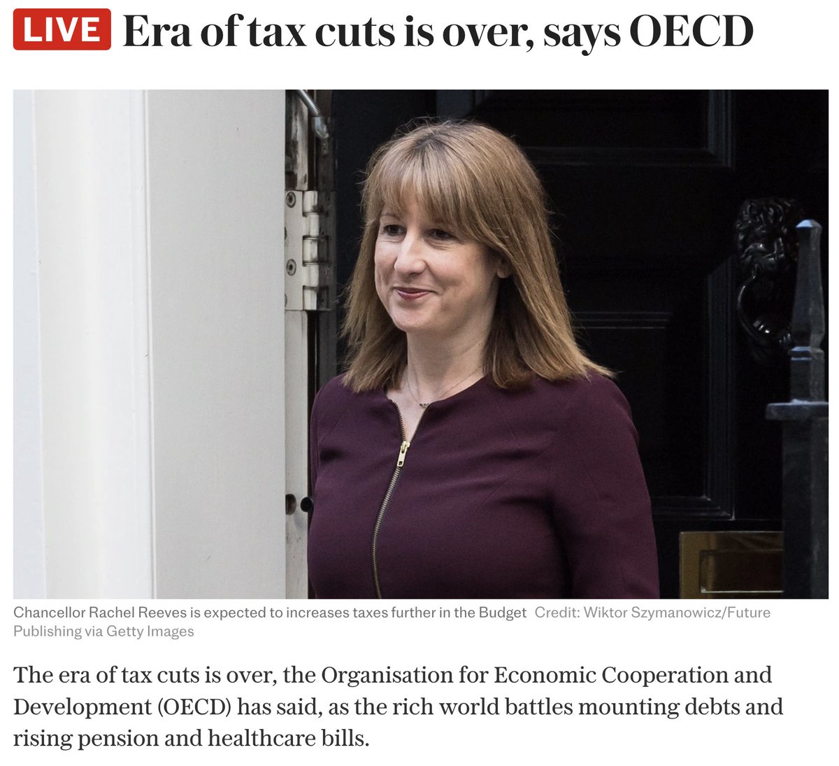 I wasn't aware it had begun