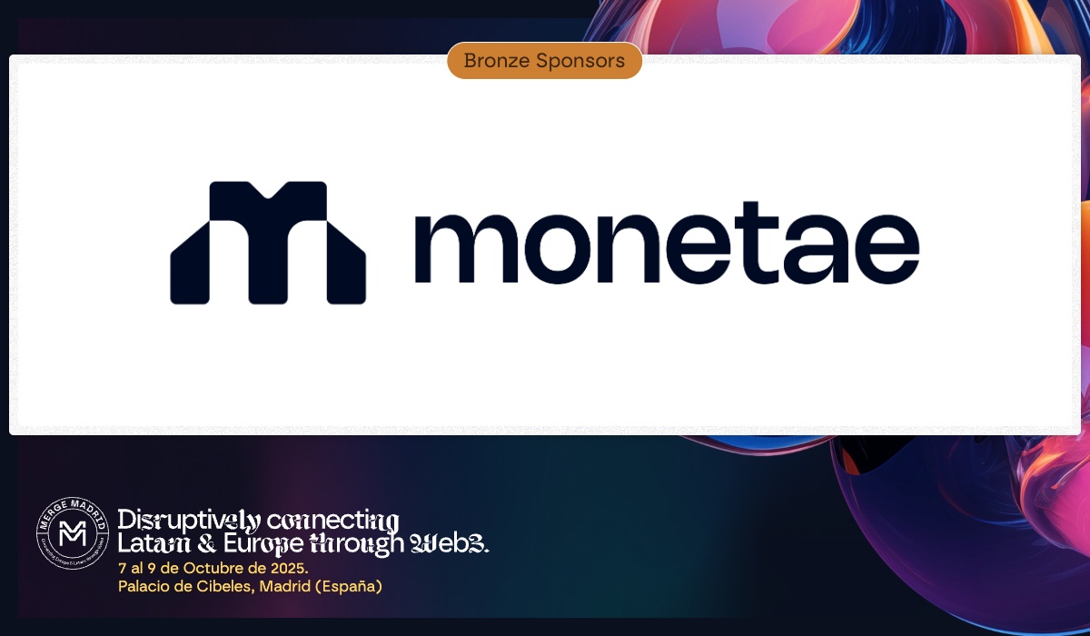 New sponsor onboard: Monetae joins MERGE Madrid 2025! A next-gen finance  platform bridging traditional finance and blockchain, Monetae is unlocking  secure and regulated access to the digital economy — through asset  tokenization,