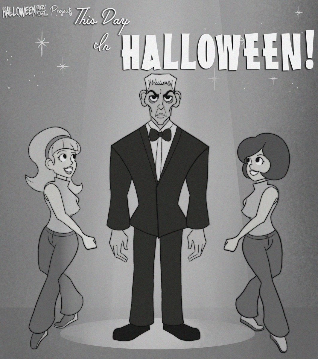 HENnewsmedia's tweet photo. Ted Cassidy introduces and performs “The Lurch” on Shivaree in 1965. The actor, who plays Lurch on The Addams Family TV show releases the Gary Paxton-written song as a single for Halloween to capitalize on the success of the show. #thisdayinhalloween #halloweenhistory #tedcassidy #thelurch