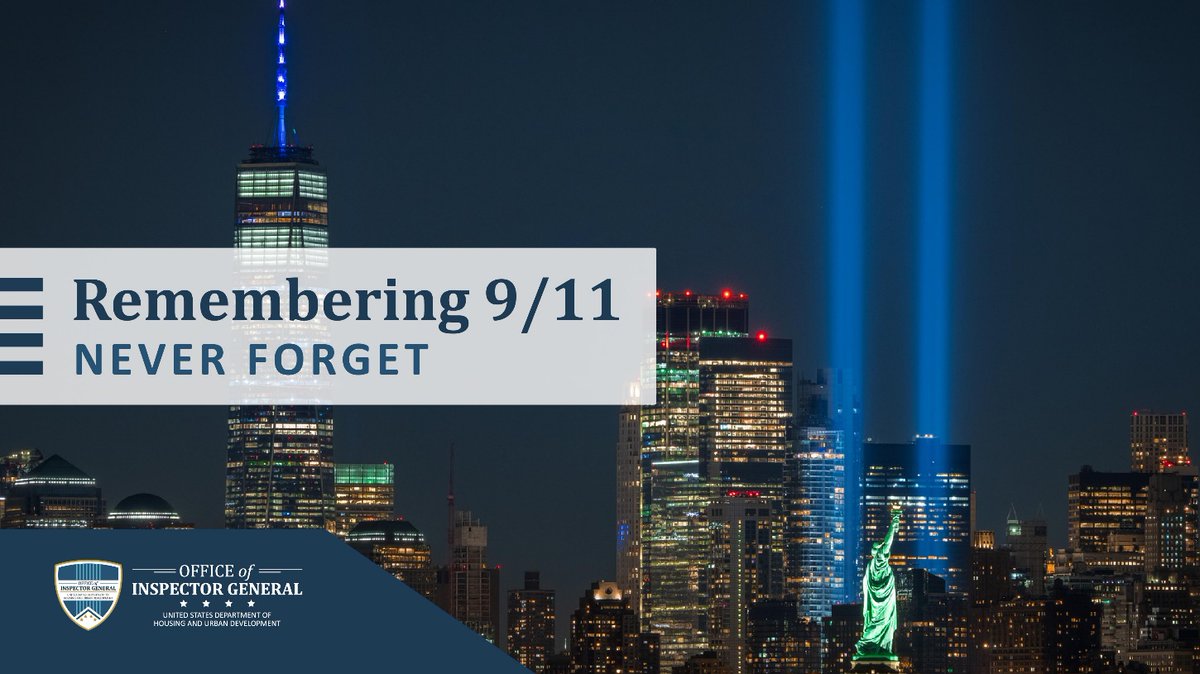 We mark September 11th in remembrance of those we lost, and to pay tribute to those that have sacrificed as part of the profound response which followed to rebuild and secure our nation’s freedom. #NeverForget911