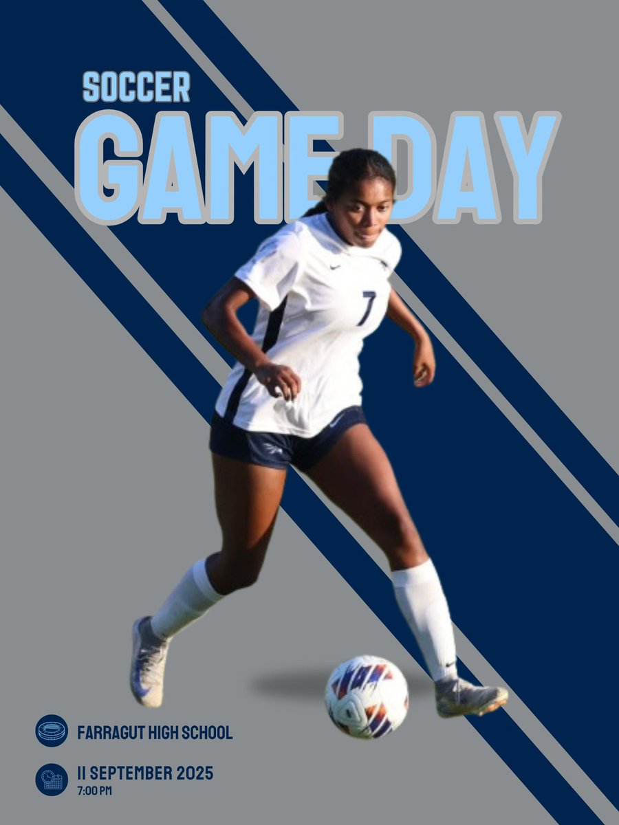 ⚽️ GAME DAY
🆚 Farragut High School
📍 Farragut High School
⏰ 7:00 pm

<a href="/HVA_girlssoccer/">Hardin Valley Girls Soccer</a>