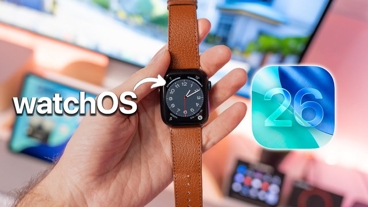 NUEVO VIDEO🚨

¡Ya tenemos watchOS 26!⌚️✅

Aprende cómo actualizar correctamente, Watch compatibles,  consejos y como prepararte para no tener sustos de novato

youtu.be/34Jgf6ow6VQ