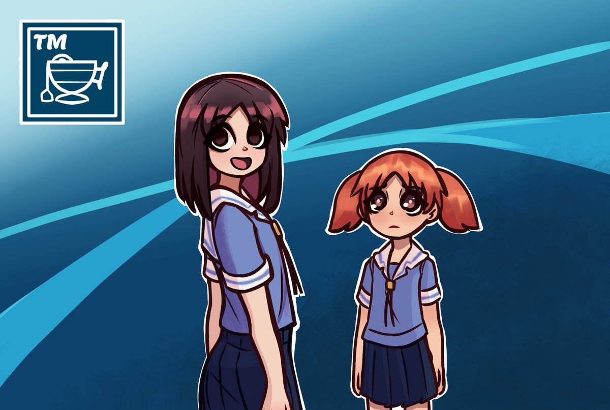Osaka knows it...
Every day the references are stranger, haha
#azumangadaioh #fanart