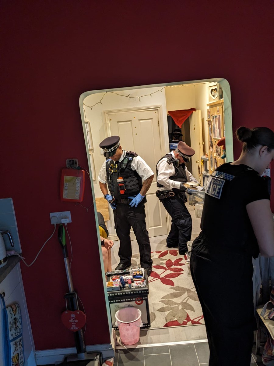 This morning at 06:00am officers assisted with a warrant in East Acton, resulting in one arrest for drug offences. 
A later cycle patrol was conducted but cut short due to weather, officers still engaged with the public and carried out stop account to deter anti-social behaviour.