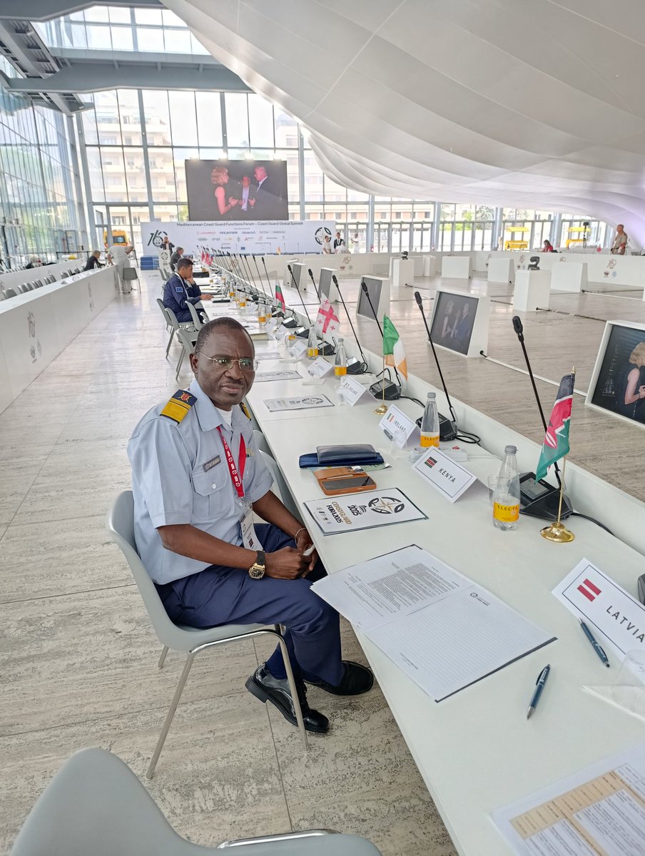letsgojcgcom's tweet image. 🇰🇪【ケニア沿岸警備隊】
»地中海海上保安機関フォーラムが本日イタリアで開催され、20以上の国から主要な海洋利害関係者が集まり、地域協力を強化した。 イタリア沿岸警備隊予備役のルイジ・ジャルディーノ中将が正式にフォーラムを開いた。
#世界のCoastGuard #KCGS