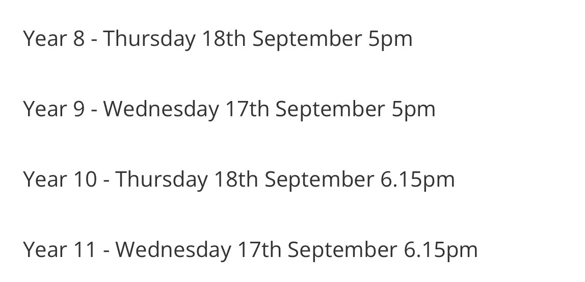 We are looking forward to welcoming parents to our Parent Information Evenings this term. Letters have been sent home today for next week’s events. 🔵ℹ️