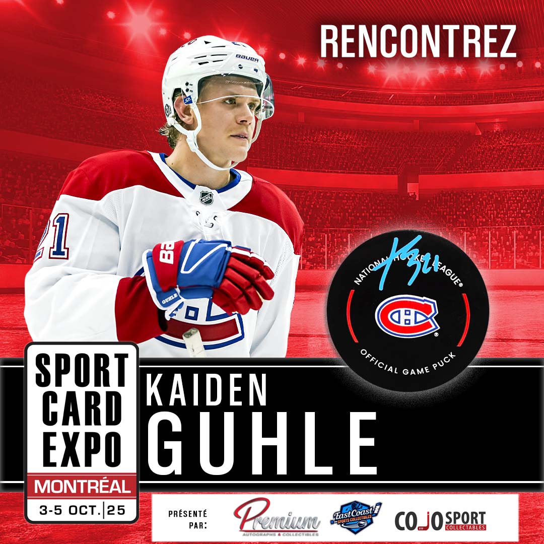 Nous sommes ravis d'accueillir Ed Belfour et Kaiden Guhle dans le pavillon des autographes <a href="/UltraProIntl/">Ultra PRO</a> à l'Expo Cartes Sports de Montréal !
---
We’re thrilled to welcome Ed Belfour and Kaiden Guhle to Sport Card Expo Montreal in the@UltraProIntl Autograph Pavilion!