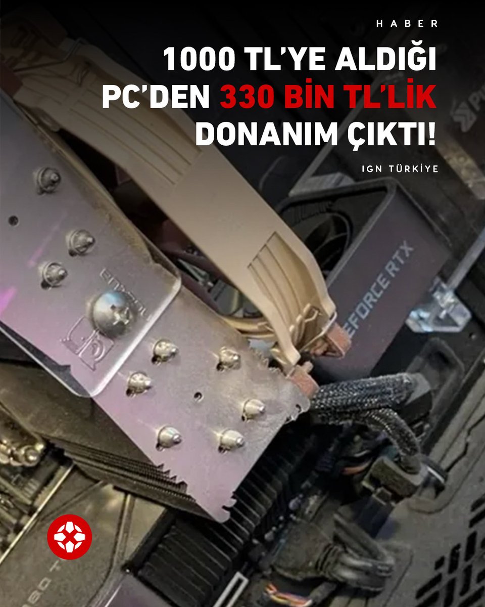 Bizim kafayı toparlayacak o şans!

Bir Reddit kullanıcısının sadece 23.50 dolara aldığı kasanın içerisinden 8.000 dolarlık (çıkış döneminde) donanım çıktı!

•⁠  ⁠RTX 3080 Ti
•⁠  ⁠Threadripper 3960X
•⁠  ⁠256 GB RAM
•⁠  ⁠Aorus Pro Wi-Fi TRX40

➡️ tr.ign.com/amd/130723/new…