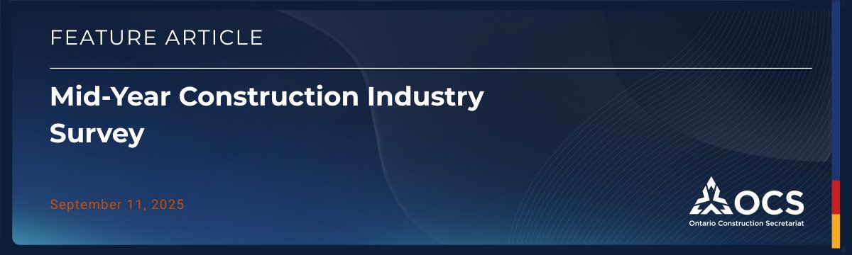 Mid-Year Construction Industry Survey - Results. 

We recently went out to the industry to gauge the views of both labour and management on Ontario's ICI construction industry conditions.

For details and analysis, click the link below.

🔗iciconstruction.com/2025/09/08/sta…
