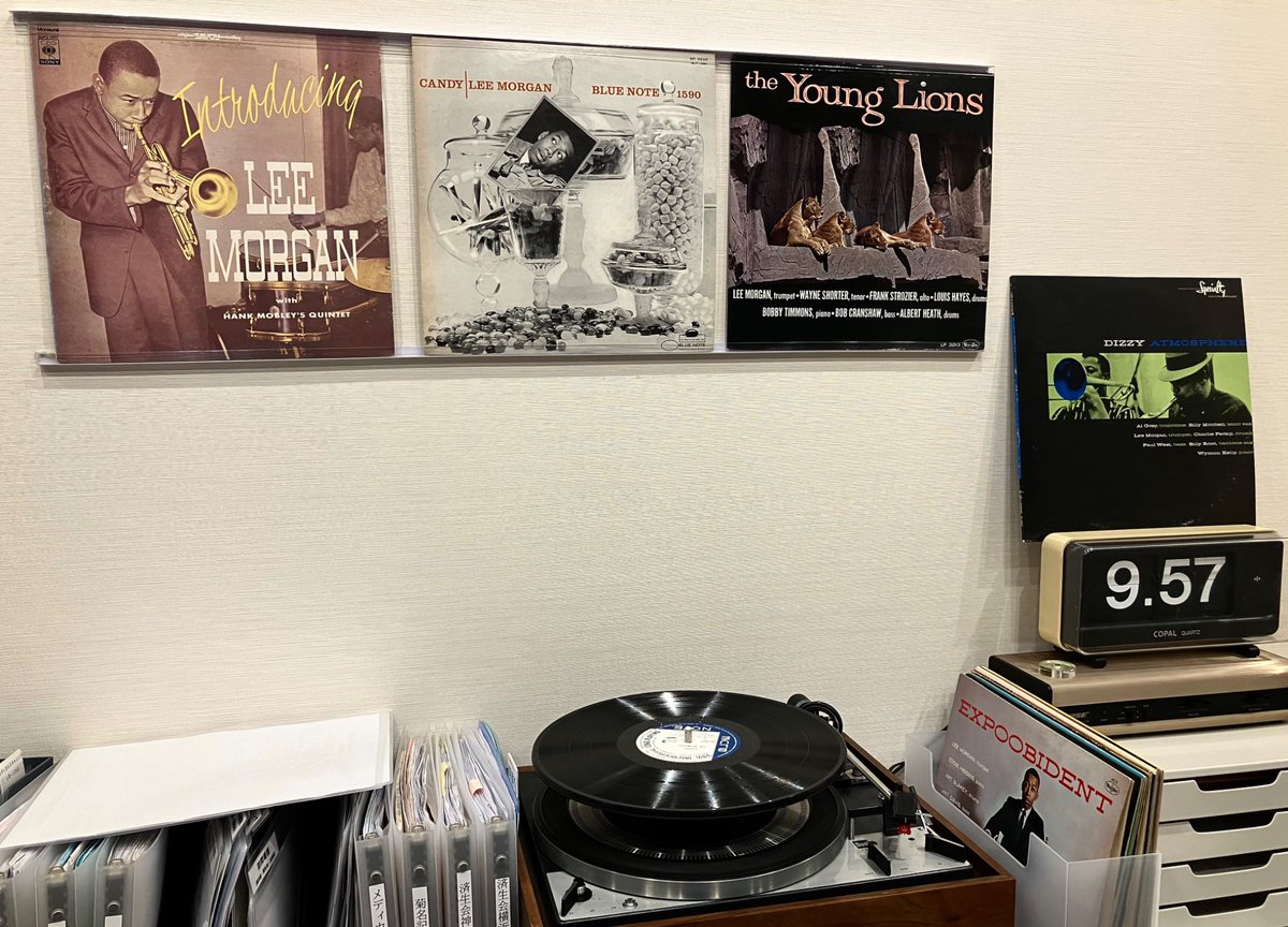 JazzClinic's tweet image. 豪雨で動けなくなった、、、

週の後半は Lee Morgan でいきまーす

#LeeMorgan