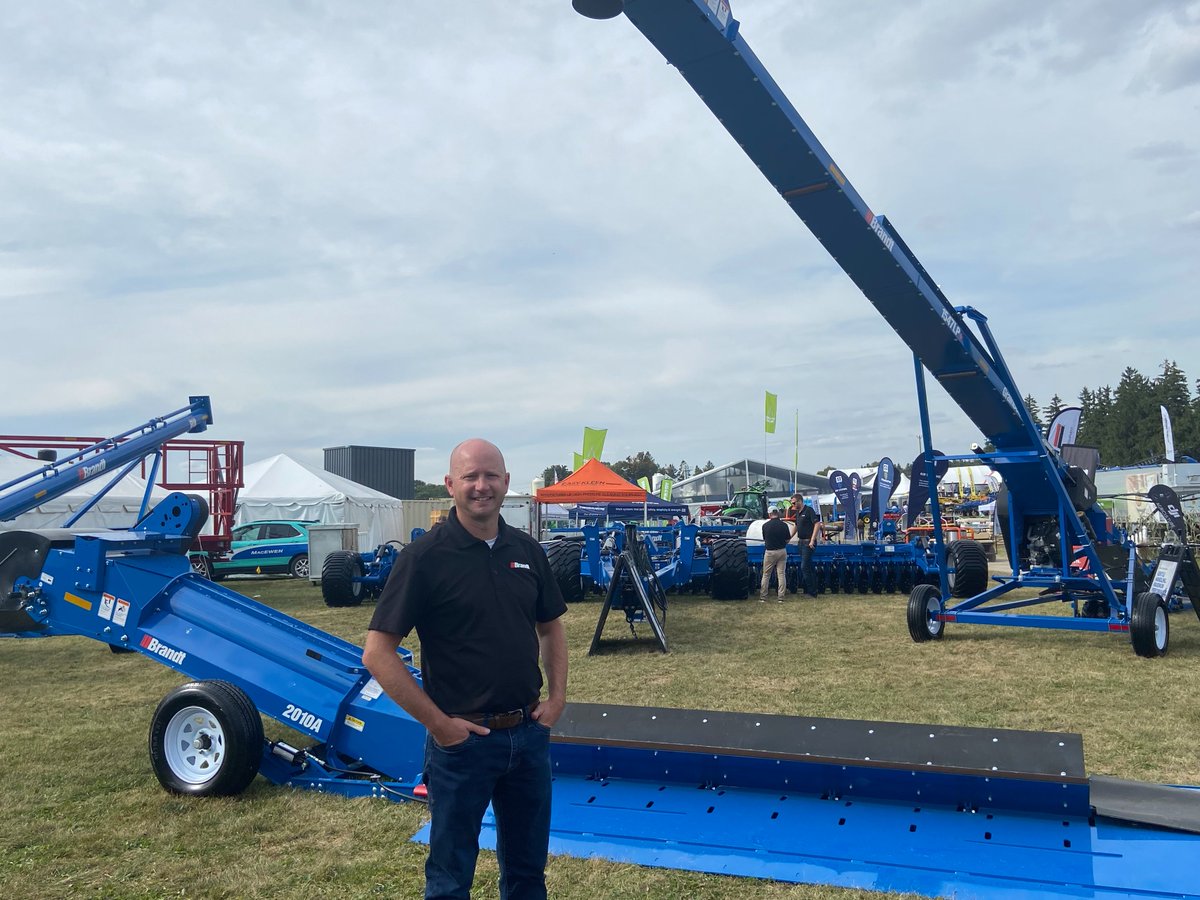 Looking for grain equipment? Make sure you stop by and see Brandt at the show (Booth SM-619)!

Experts are on-hand at #COFS25 to talk about their line of grain-handling equipment! 

<a href="/Brandt_AG/">Brandt Agriculture</a> #OntAg #Farm365 #FarmEquipment