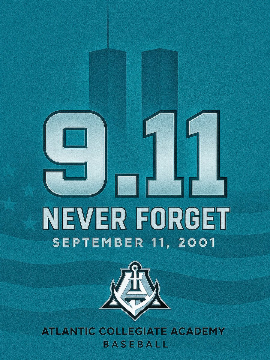 9.11 — Never Forget. 🇺🇸
<a href="/Atlantic_Armada/">Atlantic Collegiate Academy</a> <a href="/TweetsbyCoachP/">William Payne</a>