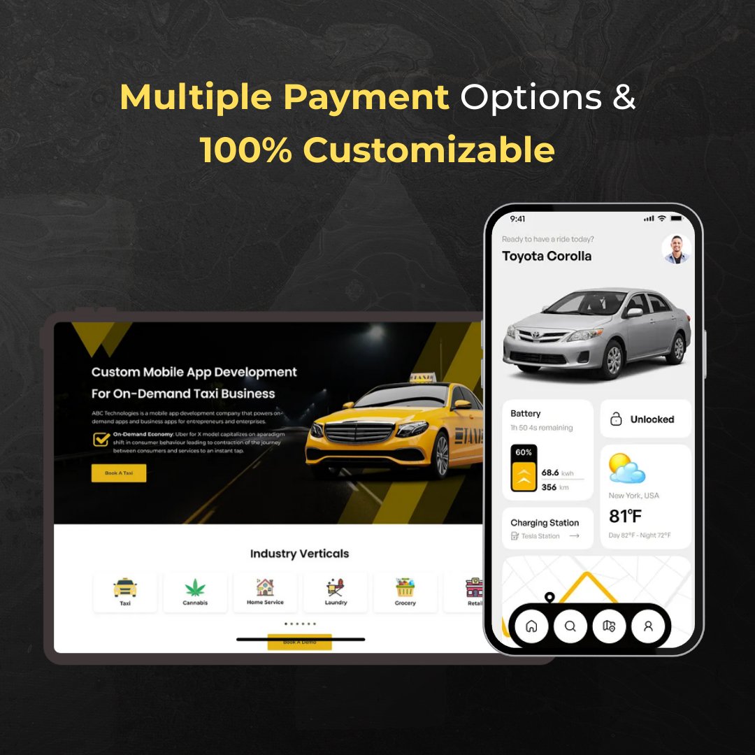SangVishTech's tweet image. Drive your own ride-hailing business to success! 🚗 Launch fast with a ready-made app built for riders and drivers
Visit:  sangvish.com/bolt-clone/
#boltclone #taxibookingscript #multiserviceapp #sangvish #business