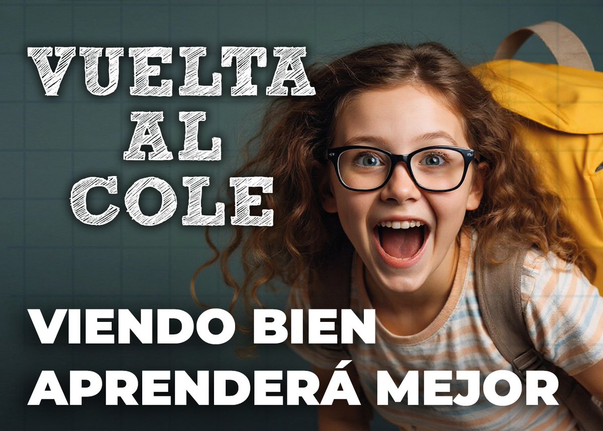 FallaYecla's tweet image. Ofrecemos una Revisión Visual Gratuita para niños en edad escolar, adolescentes de secundaria, universitarios y también sus familiares.
📍Avd Cardenal Benlloch 58, 46021 Valencia
📅 Pide tu cita desde nuestra web: opticaliaalgiros.com/pide-cita/ O escríbenos  WhatsApp al 616 272 400