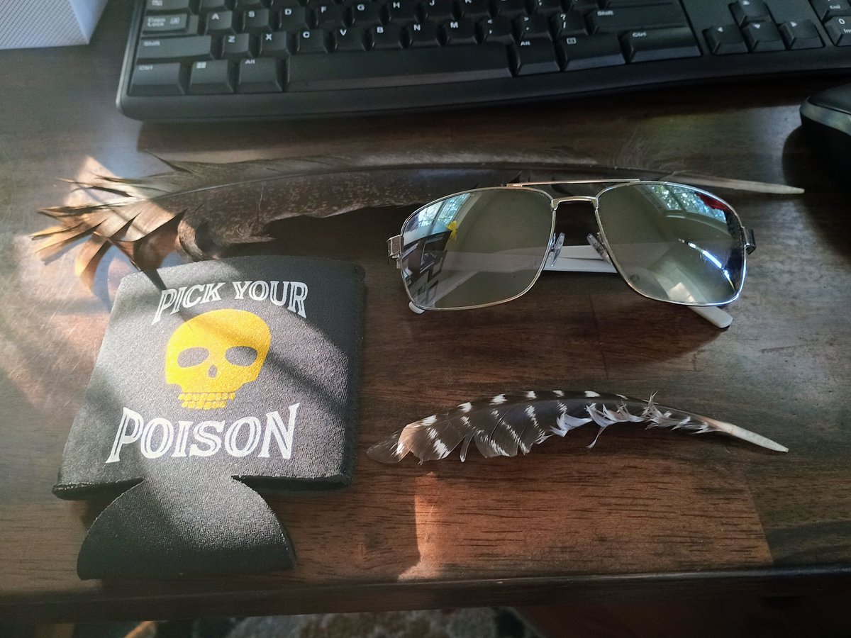 🤩 Trail Treasure 💎 

All in one run, good stuff! I'm so glad that I didn't spend $38 the other day on new sunglasses. 

What's the best thing you've found on the trail?